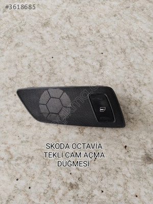 SKODA OCTAVİA ORJİNAL TEKLİ CAM AÇMA DÜĞMESİ
