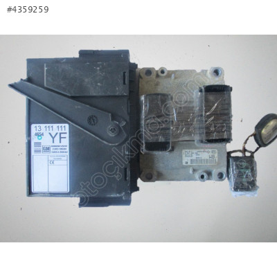 0261208393 55354327 Opel Corsa 1.0 Motor Beyni  Komple Seti