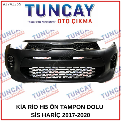 KİA RİO ÖN TAMPON HB DOLU 2017-2020 YEDEK PARÇA