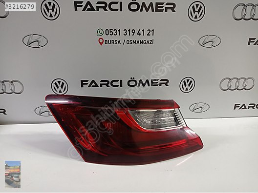 RENAULT MEGANE 4 SOL DIŞ STOP ORJİNAL HATASIZ