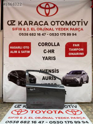 2019-2025 TOYOTA COROLLA ÇIKMA ORJİNAL SAĞ ÖN KAPI