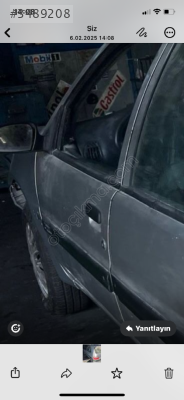 Citroen sakso sol ön kapı gri hatasız