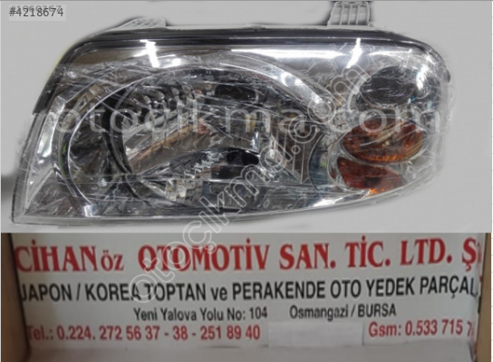 Hyundai Atos Sağ Far -2004 2008-,,