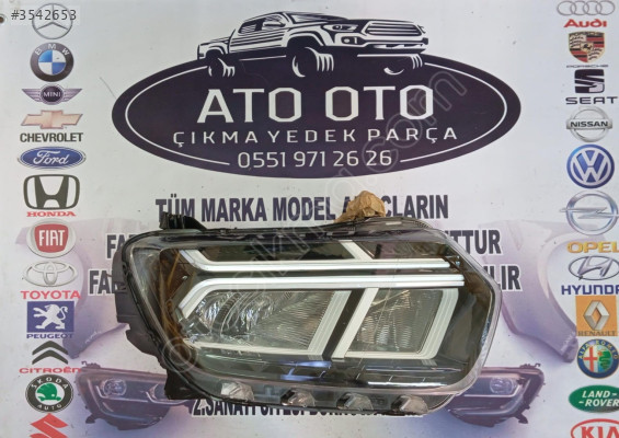 DACİA DUSTER ORJİNAL ÇIKMA SAĞ FAR