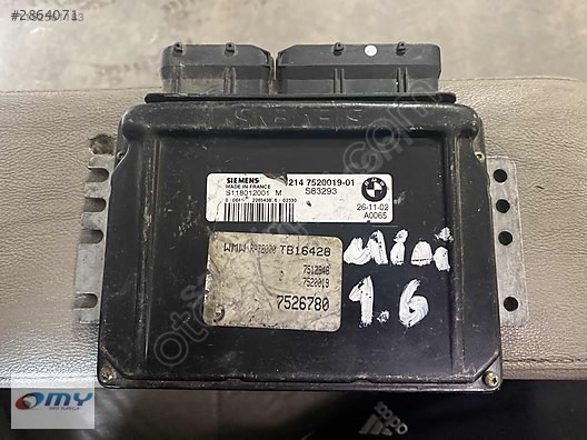 BMW MİNİ COOPER 1.6 MOTOR BEYİNİ 2147520019-01 TB16428 7526780