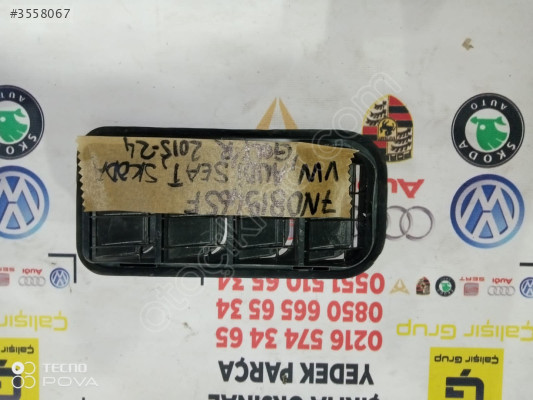 VOLKSWAGEN GOLF ARKA PANEL HAVALANDIRMA IZGARASI OEM 7n0819465f
