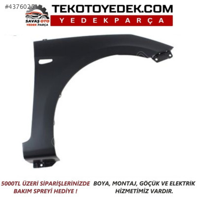 HYUNDAI ACCENT BLUE ÖN ÇAMURLUK DELİKSİZ SAĞ SOL 2011 VE ÜZERİ