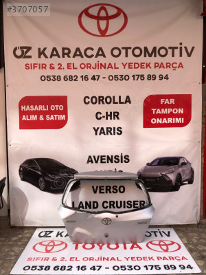 2012-2018 TOYOTA YARİS ÇIKMA ORJİNAL BAGAJ KAPAĞI