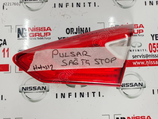 NİSSAN PULSAR SAĞ İÇ STOP SÖKME C13 2014-2020 26550-3ZL5B