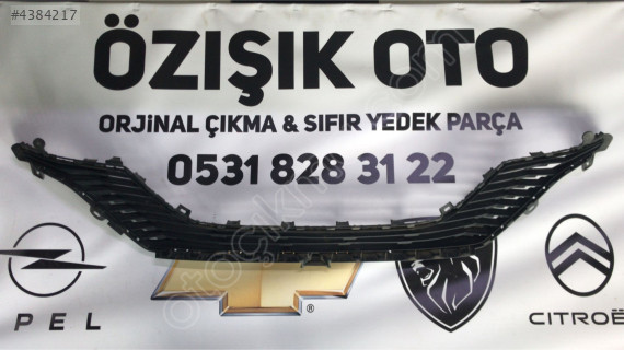 PEUGEOT 208 GT ÖN TAMPON ORTA IZGARA ÇIKMA ORJİNAL YEDEK PARÇA