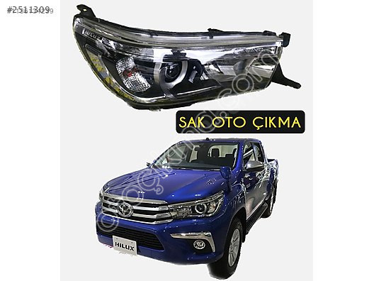 TOYOTA HİLÜX SAĞ FAR LEDLİ REVO/ 2016-2019 / İTHAL / 81110-0