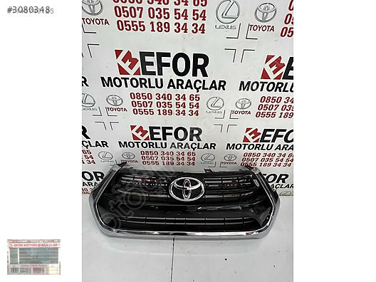 TOYOTA HİLUX PANJUR ÇIKMA ORJİNAL YEDEK PARÇA 19-23 MODEL