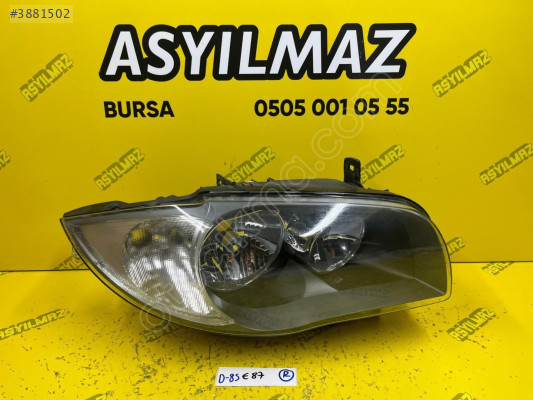 BMW E87 SAĞ FAR (ORİJİNAL)