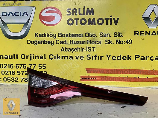 Renault Megane 4 Sedan Sol İç Stop Çıkma Parça - Orjinal