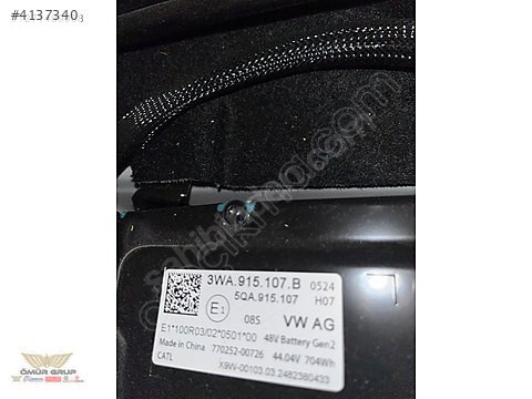 VOLKSWAGEN GOLF LİTYUM BATARYA AKÜ - 3WA915107B