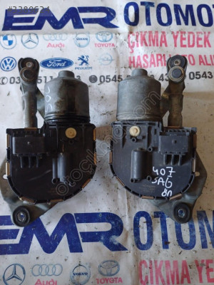 Peugeot 407 ön sağ sol silecek motoru EMR OTOMATİV
