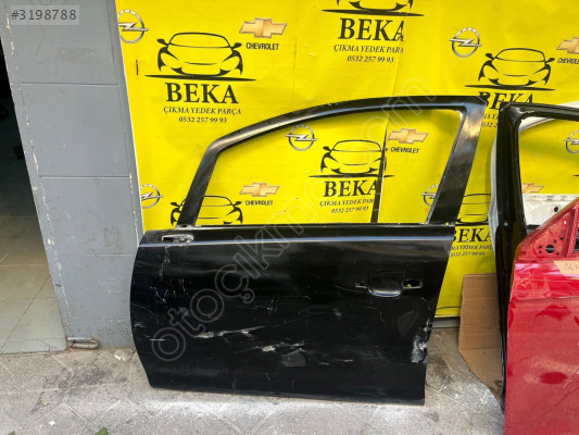 OPEL CORSA D SOL ÖN KAPİ SİYAH ÇIKMA ORJİNAL YEDEK PARÇA