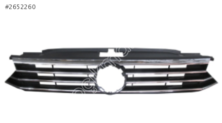 ÖN TAMPON PANJURU/IZGARASI VW PASSAN B8 3G08536719B9