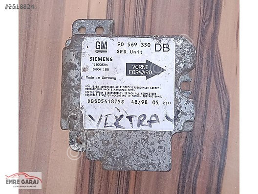 90569350 Vectra B Airbag Beyni