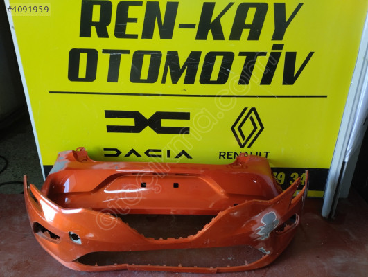 RENAULT CLİO 5 ÖN VE ARKA TAMPON TURUNCU ORJ ÇIKMA RENKAY