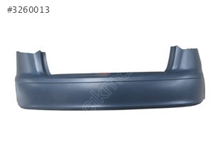 AUDI A3- 05/08; ARKA TAMPON SİYAH (ASTARLI 5 KAPI TW)