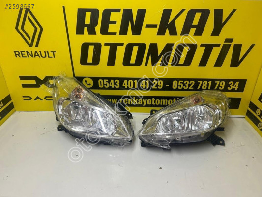 RENAULT CLİO 3 HB SAĞ SOL FAR SIFIR PARÇA 2006-08 RENKAY OTO