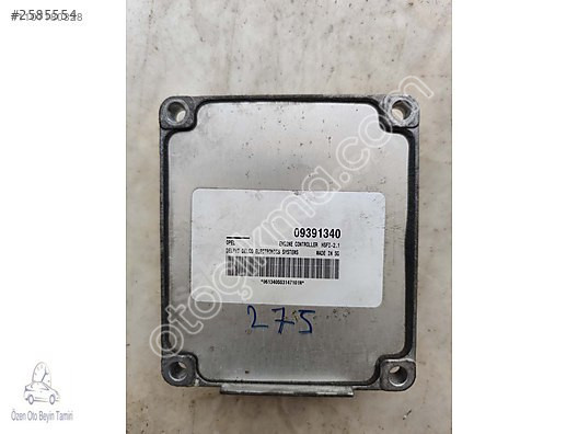 Opel Vectra Astra Corsa Zafira Motor Beyni 09391340 - HSFI-2