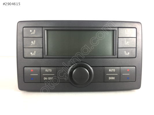 VW Phaeton Arka Klima Kalorifer Kontrol Paneli 3D0919158E Çıkma