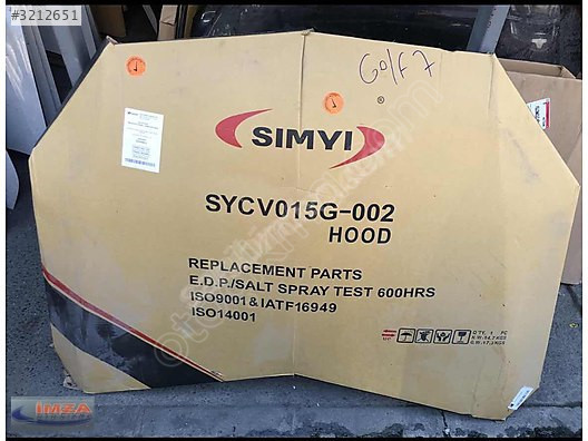 VW GOLF 7 ÖN KAPUT SIFIR TAİWAN