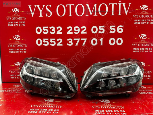 2020- MERCEDES W205 MAKYAJLI SAĞ SOL FAR TAKIMI ORJ C180 C200