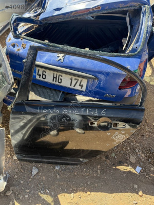 HONDA CIVIC FD6 SOL ARKA KAPI ÇIKMA ORJİNAL