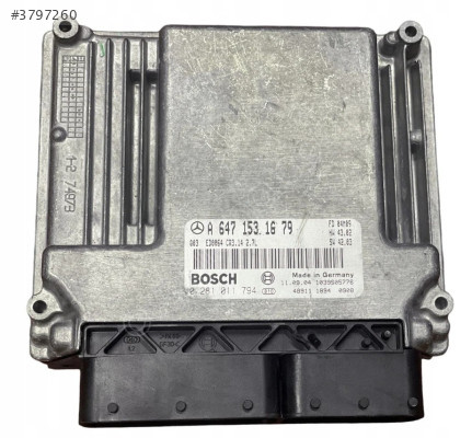 Mercedes E-serisi 2.7 CDI Motor Beyni / 0281011794 EZS-EVL SE
