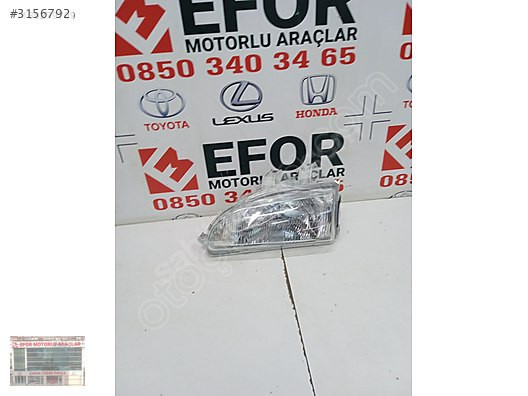 HONDA CİVİC H.B SIFIR SOL ÖN FAR 92-95