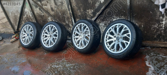 Mazda dan çıkma çelik jant lastik takım