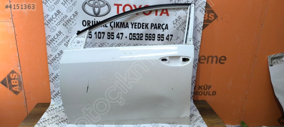 2013-2018 Toyota Corolla Orjinal Sol Ön Kapi Çıkma Parçası