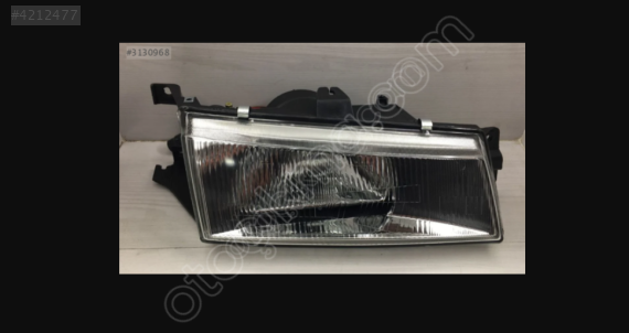 1992-1994 Hyundai Excel Sağ Ön Farı. - Oto Çıkma Parçaları