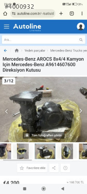 Mercedes-Benz AROCS 8x4/4 Direksiyon Kutusu