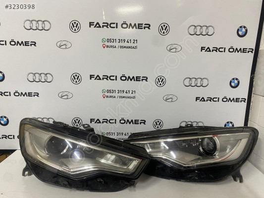 AUDİ A6 SAĞ SOL ÖN FAR ORJİNAL