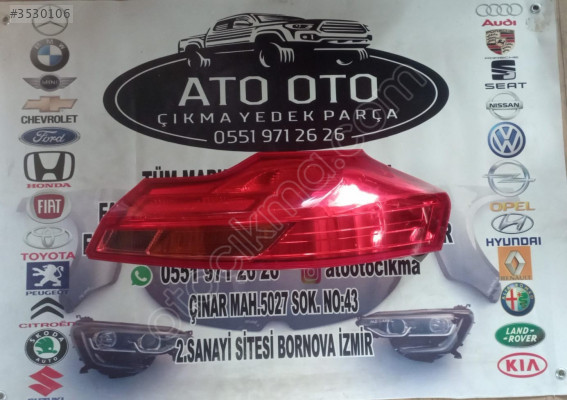 OPEL INSİGNİA STATION WAGON ORJİNAL ÇIKMA SAĞ STOP