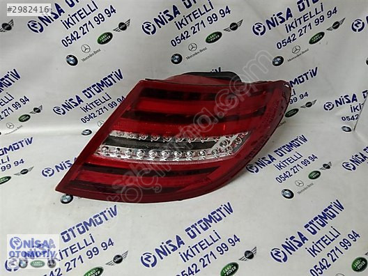 MERCEDES C SERİSİ W204 KASA SAĞ STOP MAKYAJLI LEDLİ A2049060303