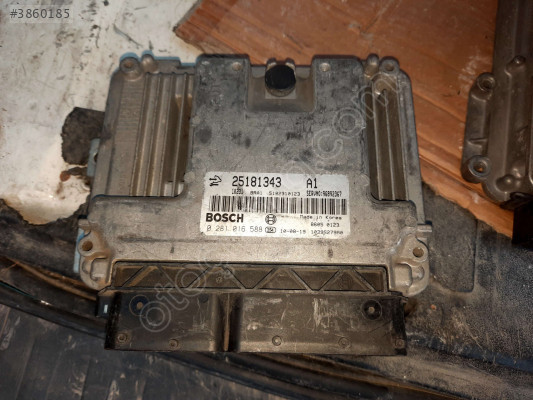 Chevrolet Captiva Motor beyni - 0281016588 - 25181343 A1