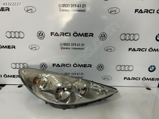PEUGEOT 206+ SAĞ  ÖN FAR ORJİNAL HATASIZ AYARINDA