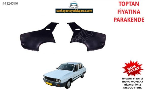 R12 TOROS ARKA ÇAMURLUK SOL-SAG SIFIR ADET FİYAT SEDAN KASA 77505