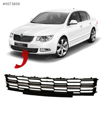 2007-2013 SKODA SÜPERB ÖN TAMPON  ORTA IZGARA NİKELAJLI