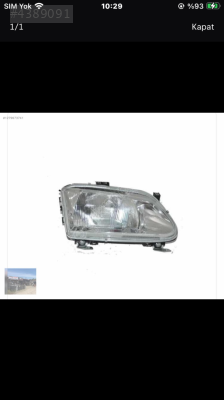 Renault megane 1 sağ far 1996