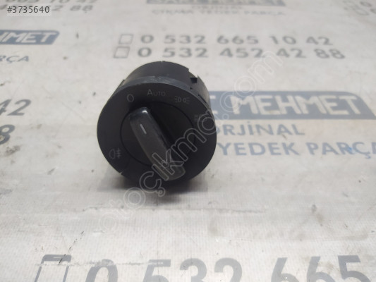 ÇIKMA VW CADDY FAR AYAR ANAHTAR DÜĞMESİ 1K0941431BK