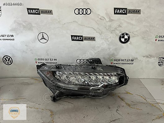 HONDA CİVİC FC5 FULL LED SAĞ FAR ORJİNAL