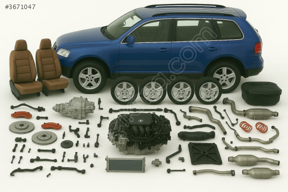 VW TOUAREG YEDEK PARÇA ÇIKMA SIFIR ORJİNAL PARÇALAR