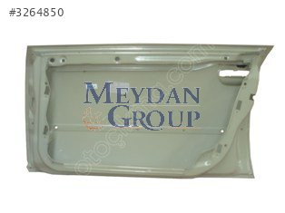 AUDI A6- 01/04; ÖN KAPI SAĞ DİREKSİZ VE ÇERÇEVESİZ (GRİ B