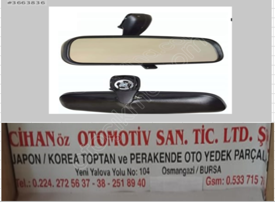 KİA RİOERAİ30 İÇ DİKİZ AYNA.
